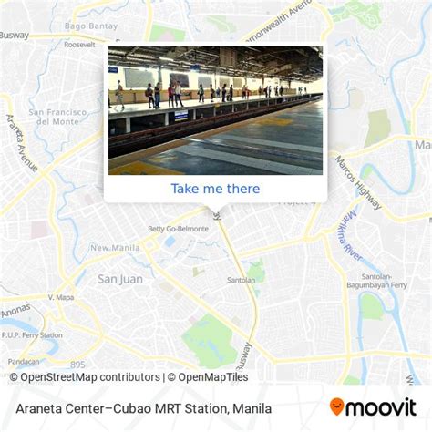 Directions from Araneta Center.